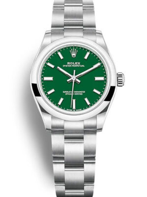 Replica Rolex Oyster Perpetual Lady Green Dial 277200