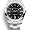 Rolex Oyster Perpetual Lady 34mm Black Dial 124200