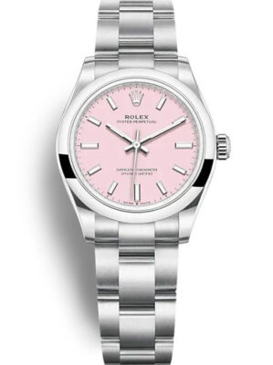 Replica Rolex Oyster Perpetual Lady Candy Pink Dial 124200