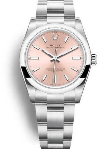 Oyster Perpetual Lady Pink Dial 124200