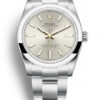 Rolex Oyster Perpetual Lady 34mm Silver Dial 124200