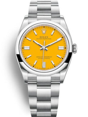 Replica Rolex Oyster Perpetual Lady Yellow Dial 126000