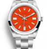 Rolex Oyster Perpetual Lady 41mm Coral Red Dial 124300