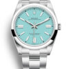 Rolex Oyster Perpetual Lady 41mm Turquoise Blue Dial 124300