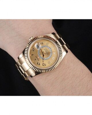 Replica Rolex Sky-Dweller Gold Dial 80243 Product Detail