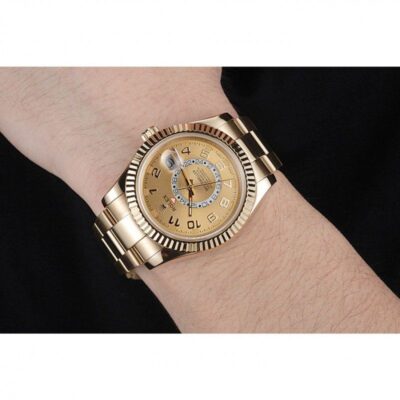 Replica Rolex Sky-Dweller Gold Dial 80243 Product Detail