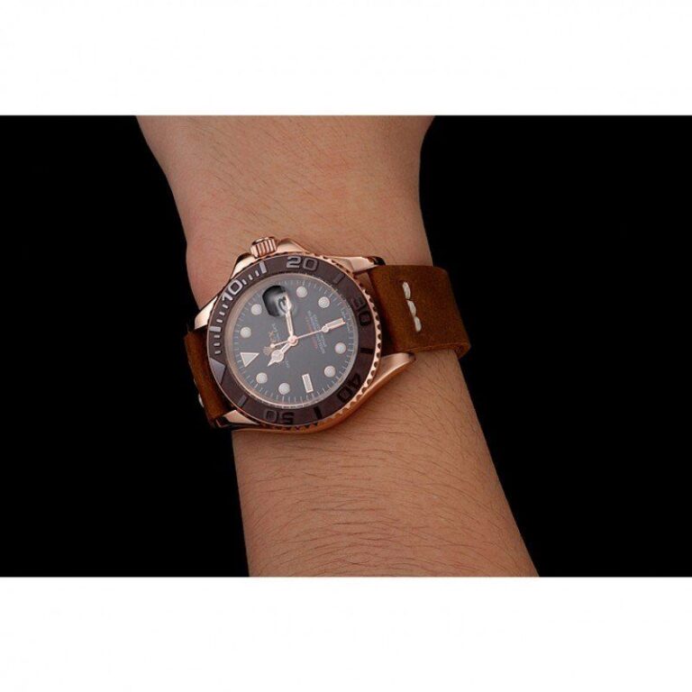 Replica Rolex Yacht-Master Black Dial 1453860 Alternate Angle