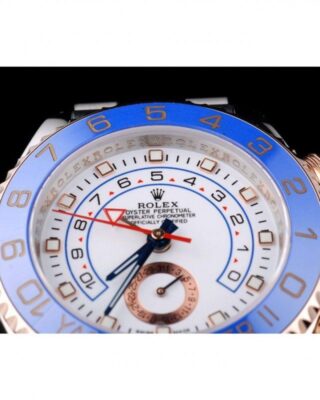 Replica Rolex Yacht-Master White Dial REP016833 Style Perspective
