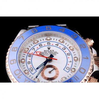 Replica Rolex Yacht-Master White Dial REP016833 Style Perspective