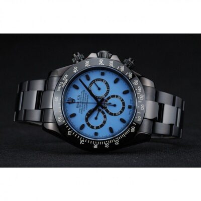 Replica Rolex Daytona Blue Dial 1454250 Close-Up Focus