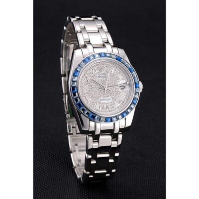 Replica Rolex Datejust Diamond Dial 622834 Angle Detail