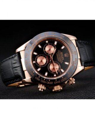 Replica Rolex Daytona Black Dial REP016831 Close-Up Focus