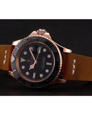 Replica Rolex Yacht-Master Black Dial 1453861 Angle Detail