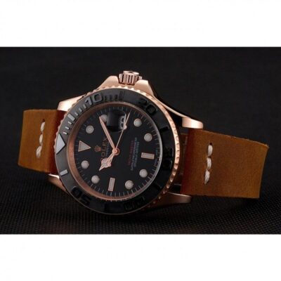 Replica Rolex Yacht-Master Black Dial 1453861 Angle Detail