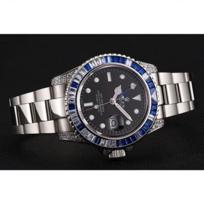 Superclone Rolex GMT-Master II Black Dial 1453747 Close-Up Focus