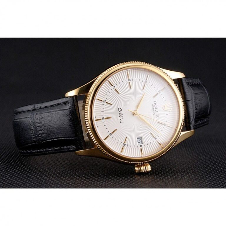 Superclone Rolex Cellini White Dial REP016791 Design Element