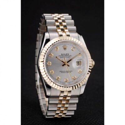Superclone Rolex Datejust White Dial SRL10 Profile Shot