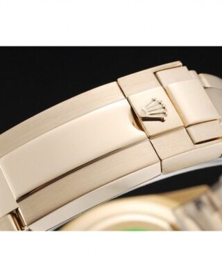 Replica Rolex Daytona Gold Dial 1454245 Profile Shot