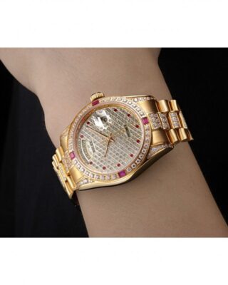 Superclone Rolex Day-Date Diamond Dial 621614 Visual Detail