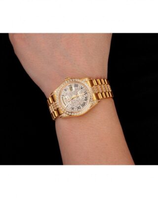 Superclone Rolex Day-Date Gold Dial 1453956 Alternate Angle