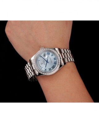 Superclone Rolex Day-Date Blue Dial 1453962 Alternate Angle