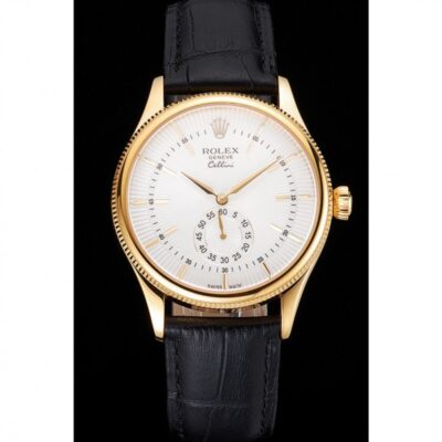 Superclone Rolex Cellini White Dial REP016810 Perspective View