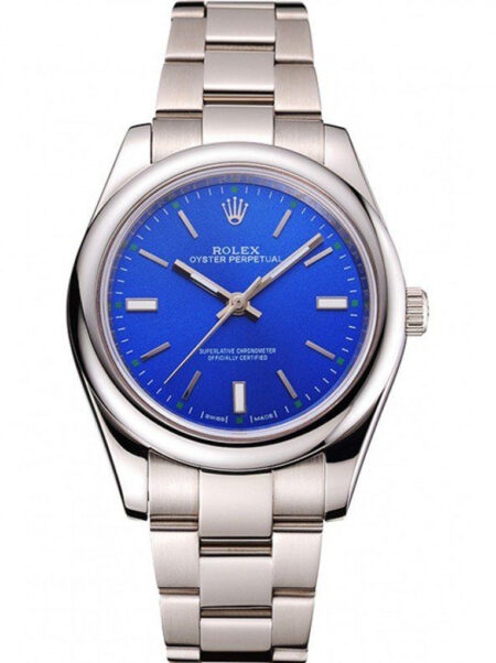 Fake Rolex Oyster Perpetual Date 41mm Blue Dial REP016835
