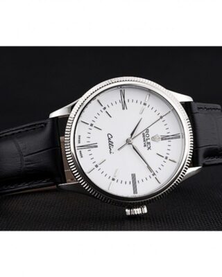 Superclone Rolex Cellini White Dial 622653 Close-Up Focus