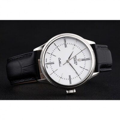 Superclone Rolex Cellini White Dial 622653 Close-Up Focus