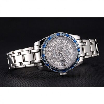 Replica Rolex Datejust Diamond Dial 622834 Close-Up Focus