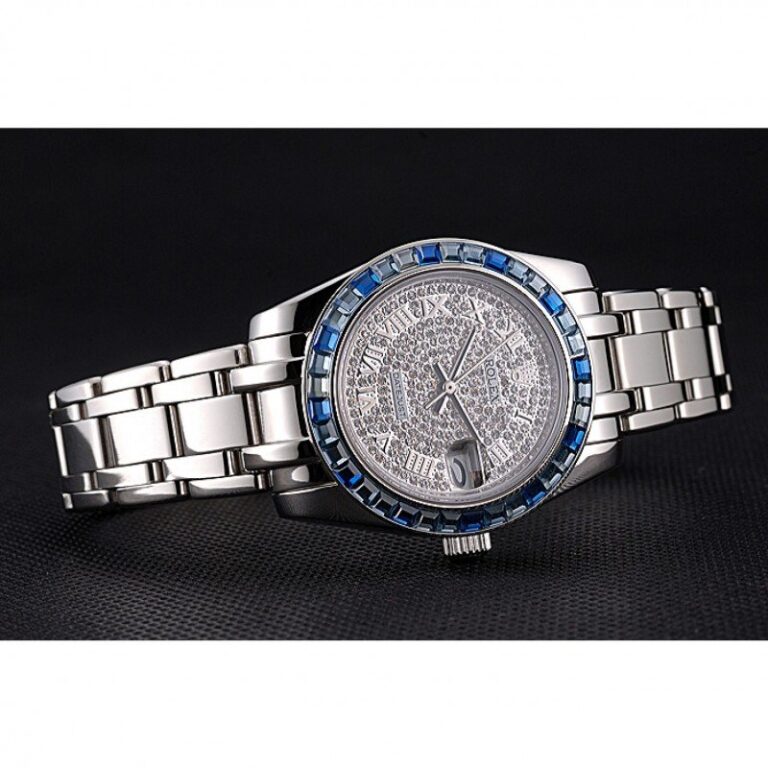 Replica Rolex Datejust Diamond Dial 622834 Close-Up Focus