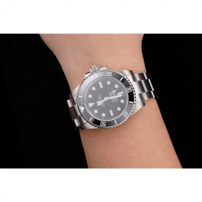 Superclone Rolex Submariner Black Dial 114060 Alternate Angle