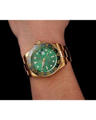Superclone Rolex GMT-Master II Green Dial 116718LN Alternate Angle