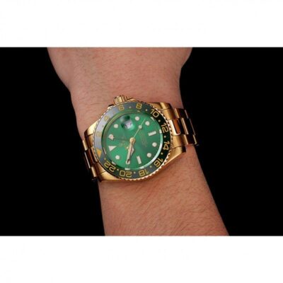 Superclone Rolex GMT-Master II Green Dial 116718LN Alternate Angle