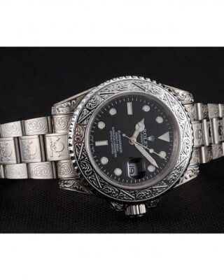 Superclone Rolex Submariner Black Dial 1454093 Close-Up Focus