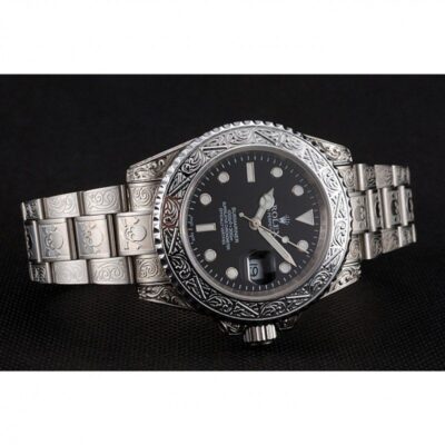 Superclone Rolex Submariner Black Dial 1454093 Close-Up Focus