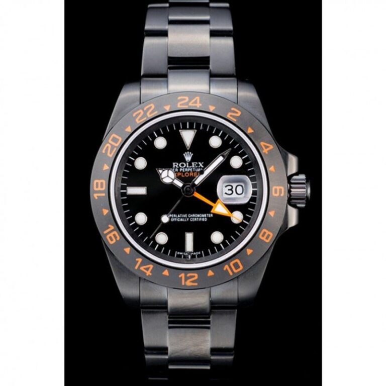 Superclone Rolex Explorer Black Dial 98240 Perspective View