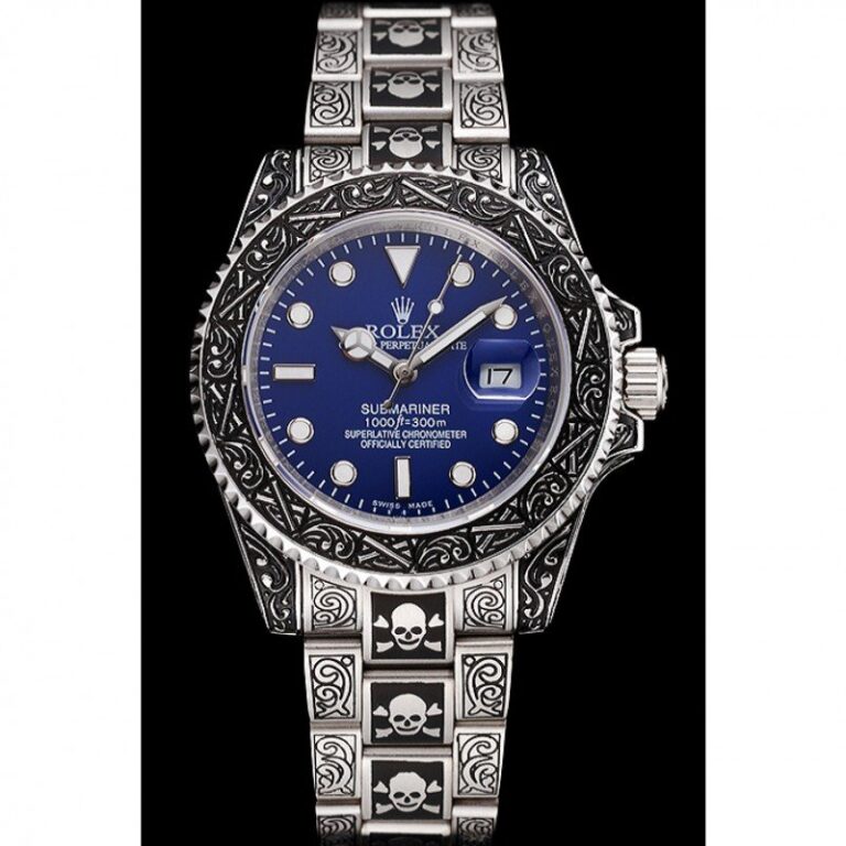 Superclone Rolex Submariner Blue Dial 1454091 Perspective View