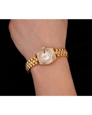 Superclone Rolex Datejust White Dial 1453957 Alternate Angle
