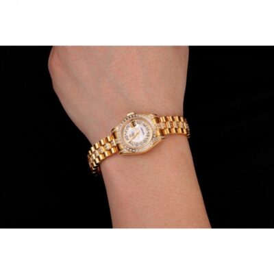 Superclone Rolex Datejust White Dial 1453957 Alternate Angle