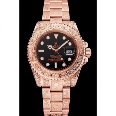 Superclone Rolex Submariner Black Dial 1454086 Perspective View