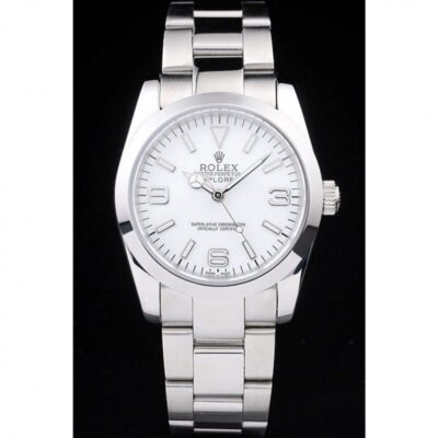 Replica Rolex Explorer Silver Dial 98086 Perspective View
