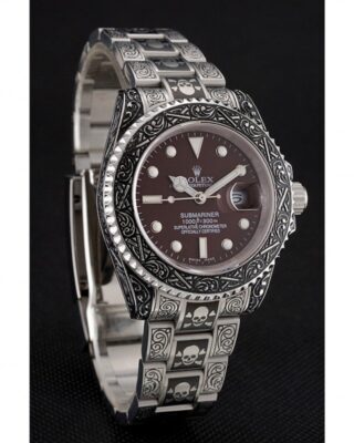 Replica Rolex Submariner Brown Dial 1454078 Angle Detail