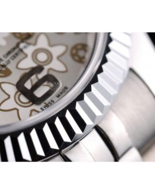 Replica Rolex Datejust Silver Dial 41983 Visual Detail