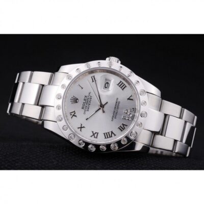 Replica Rolex Datejust Silver Dial 7468 Design Element