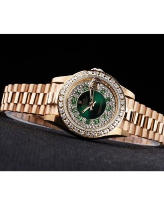 Replica Rolex Datejust Green Dial RL39 Design Element