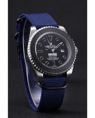 Replica Rolex Submariner Blue Dial 621989 Angle Detail