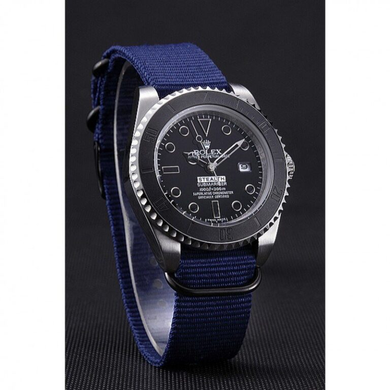 Replica Rolex Submariner Blue Dial 621989 Angle Detail