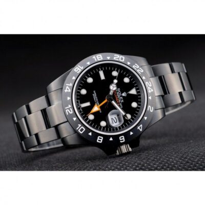 Superclone Rolex Explorer Black Dial 98239 Close-Up Focus