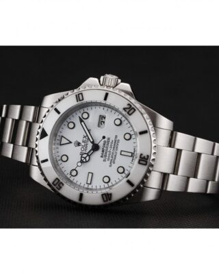 Replica Rolex Submariner White Dial 1453863 Close-Up Focus